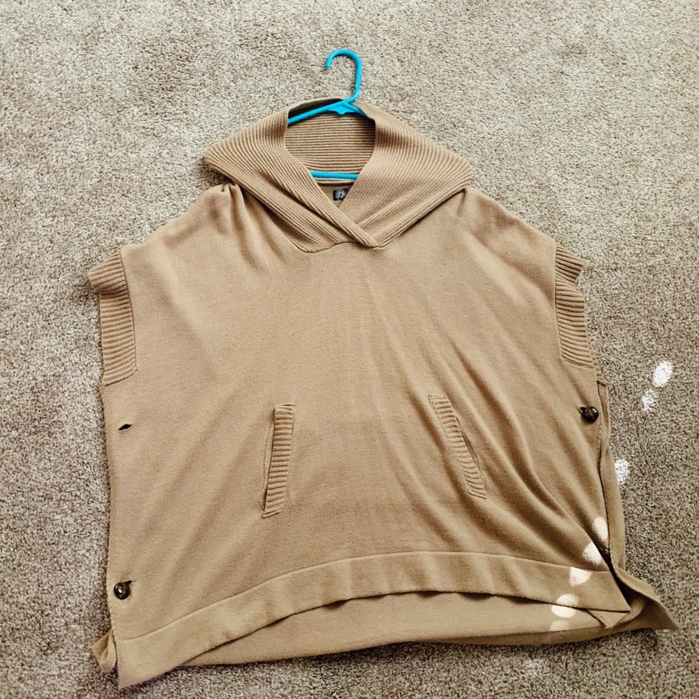 Tan JJBasics poncho